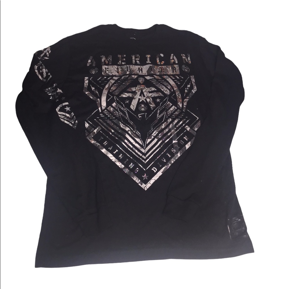 Men’s American Fighter Buckle Shirt Medium Long Sleeve NWOT